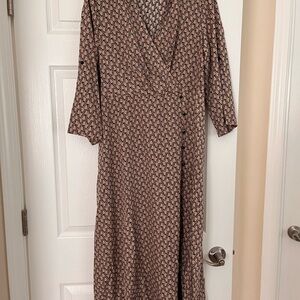 Shein long dress 3/4 sleeve size large